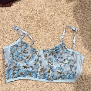 Floral Embroidered Bralette